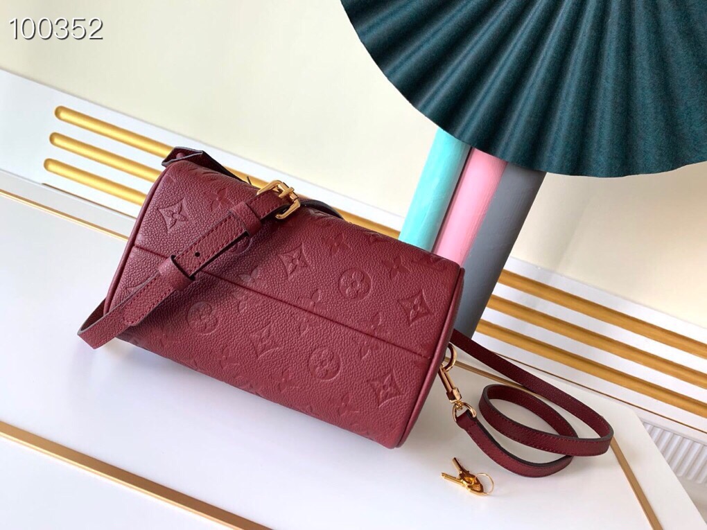 LV Speedy Bandoulière 20 Monogram Empreinte Leather 001