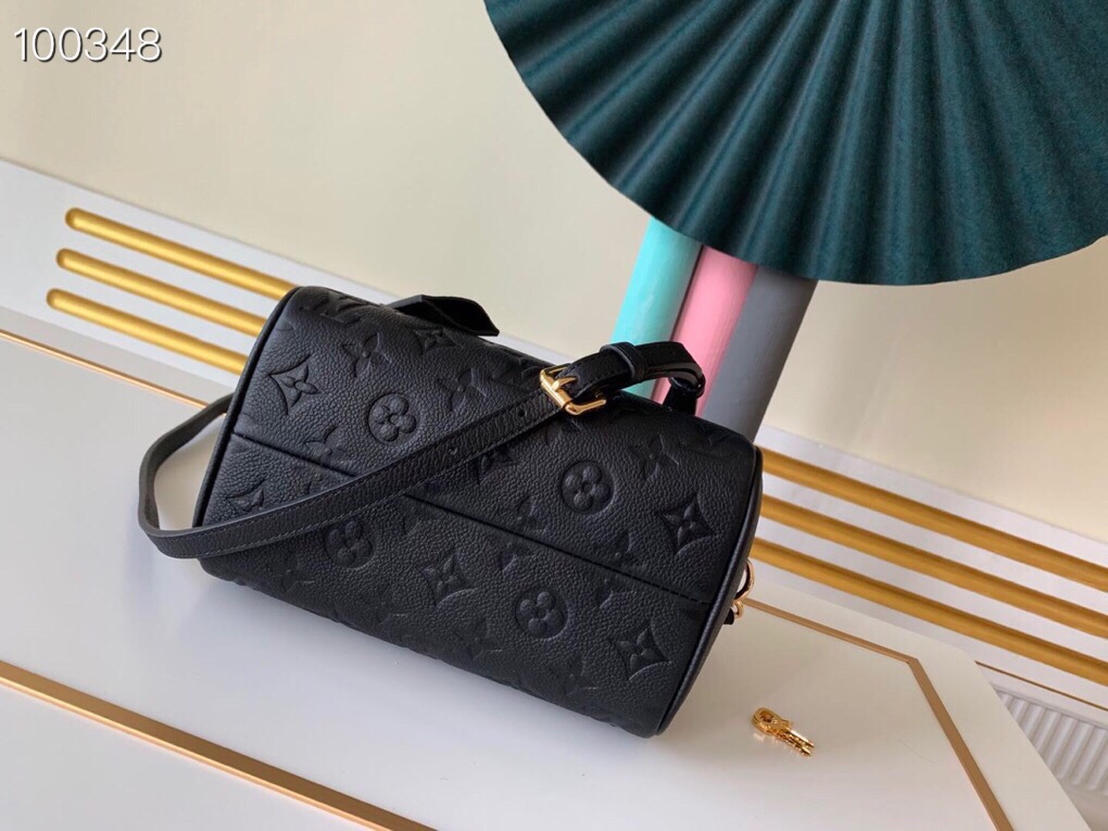 LV Speedy Bandoulière 20 Monogram Empreinte Leather 002