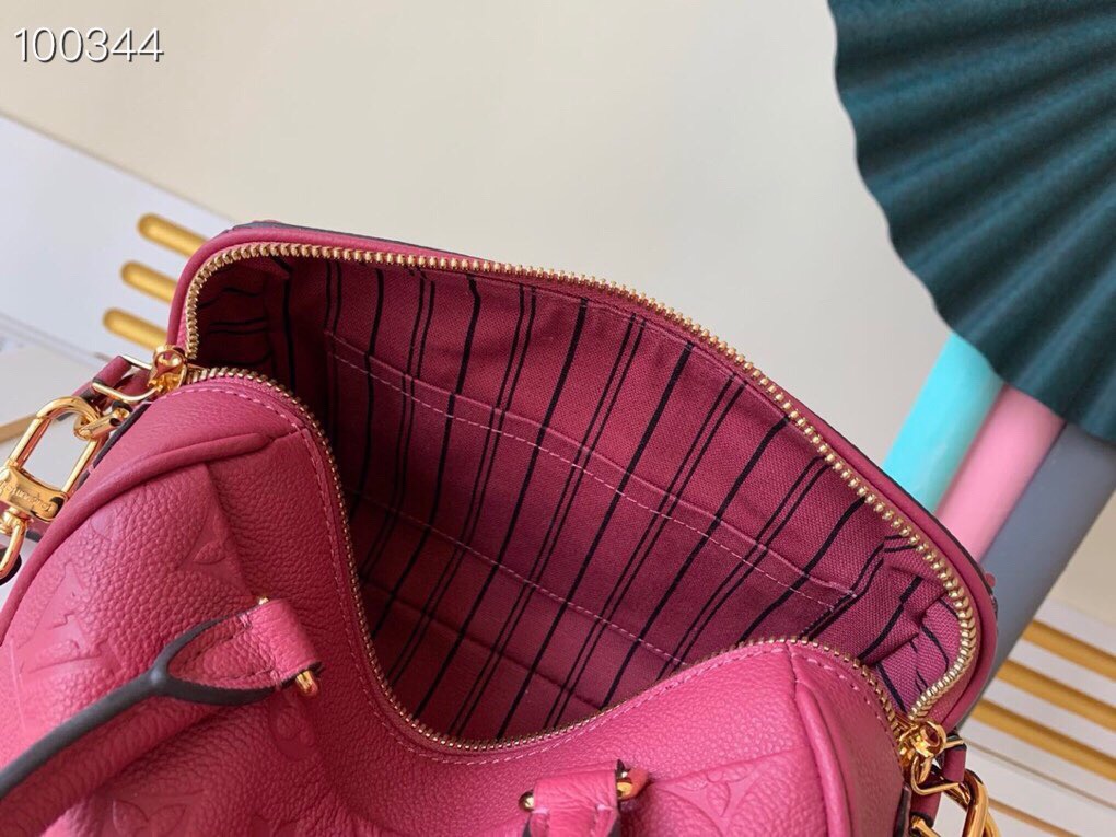LV Speedy Bandoulière 20 Monogram Empreinte Leather 003