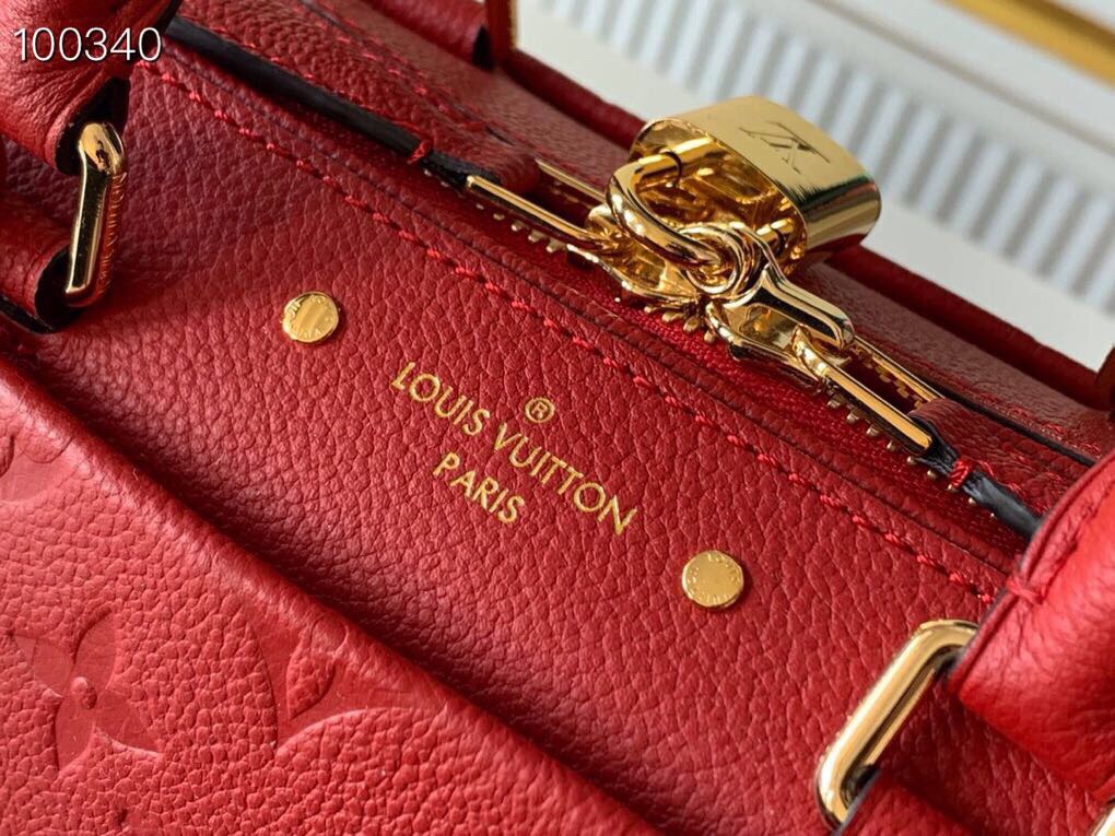 LV Speedy Bandoulière 20 Monogram Empreinte Leather 004