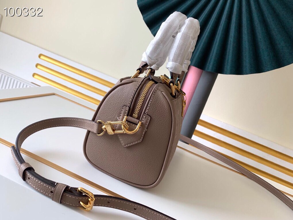 LV Speedy Bandoulière 20 Monogram Empreinte Leather 005