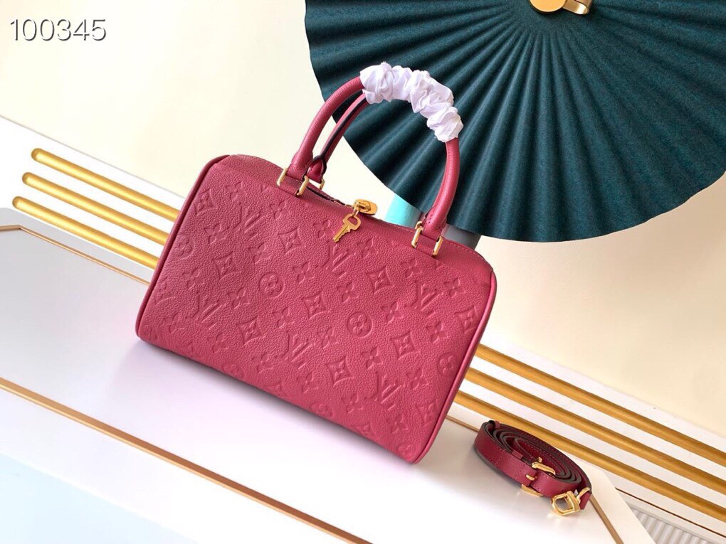 LV Speedy Bandoulière 25 Monogram Empreinte Leather 005