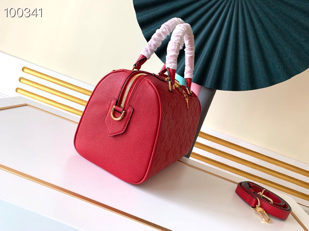 LV Speedy Bandoulière 25 Monogram Empreinte Leather 006