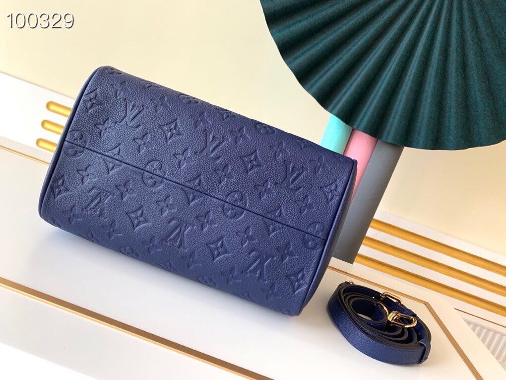 LV Speedy Bandoulière 25 Monogram Empreinte Leather 008