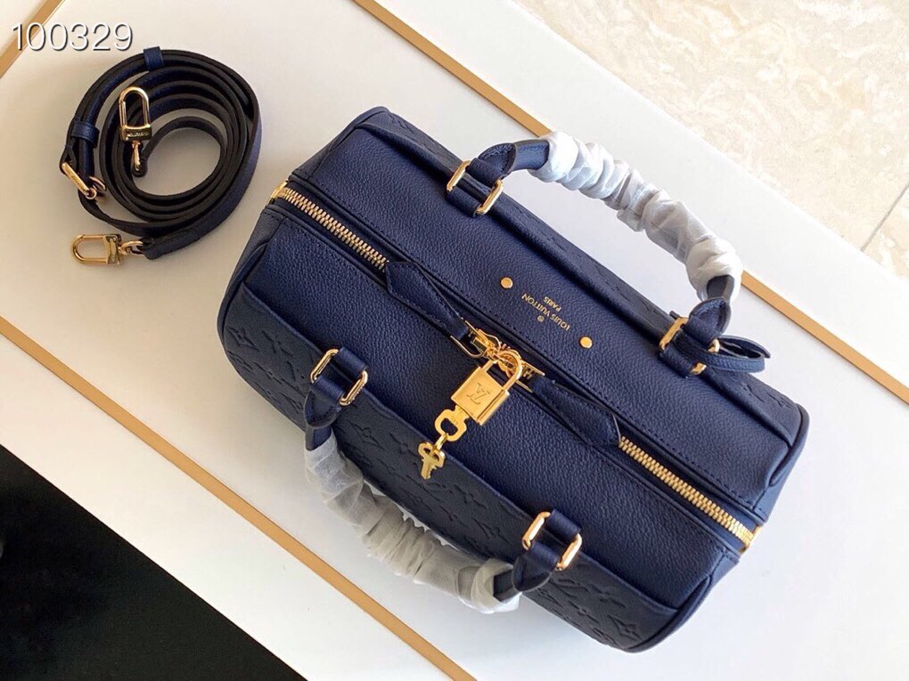 LV Speedy Bandoulière 25 Monogram Empreinte Leather 008