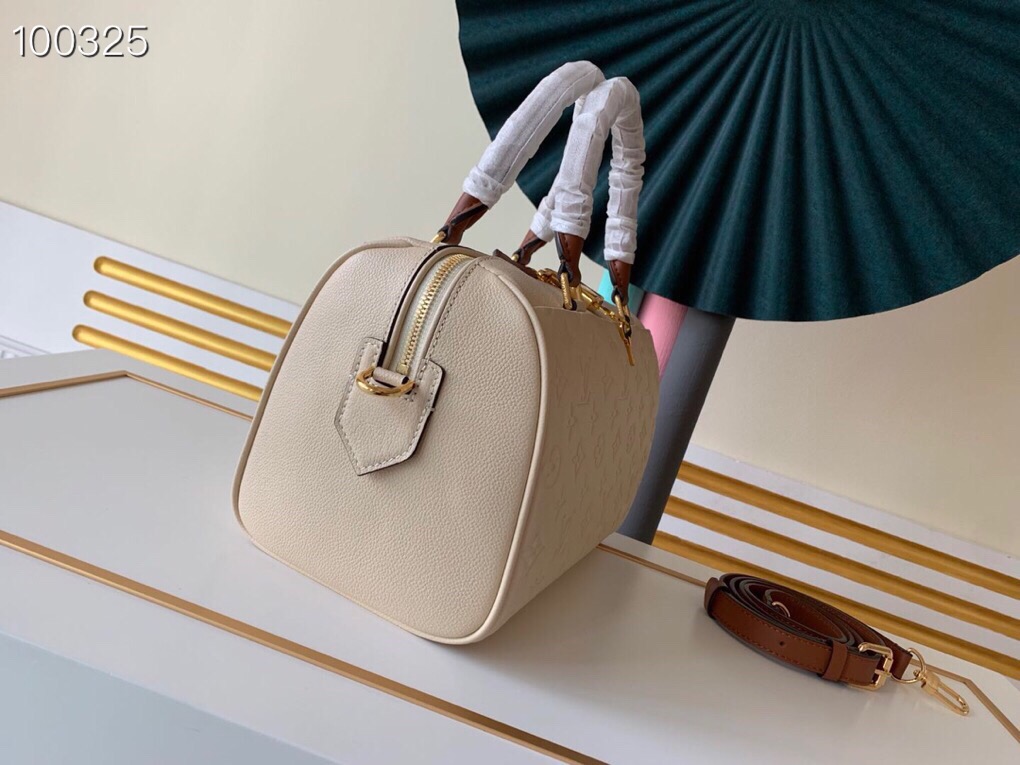 LV Speedy Bandoulière 25 Monogram Empreinte Leather 009