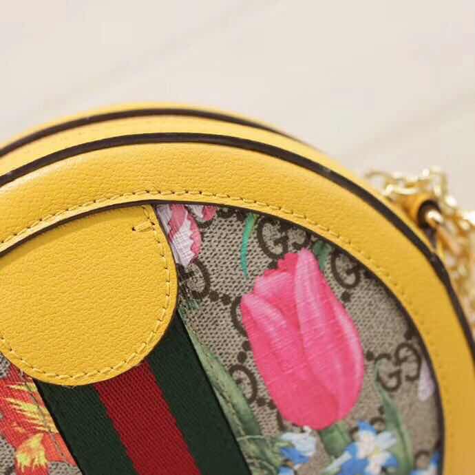 Gvc*1 round shoulder bag