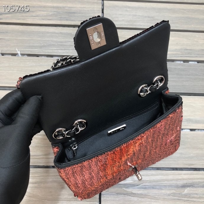 Ch**el Flap Bag A01688 20CM 001