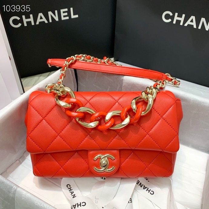 Ch**el Flap Bag AS1353 24cm 003