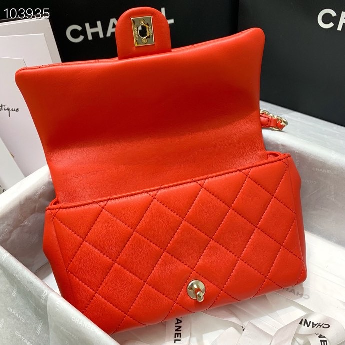 Ch**el Flap Bag AS1353 24cm 003