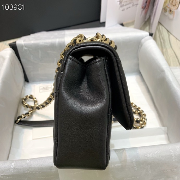 Ch**el Flap Bag AS1353 24cm 004