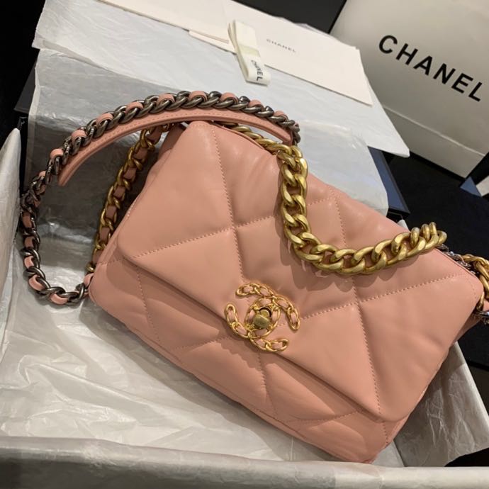 Ch**el AS1161 Handbag 26cm pink