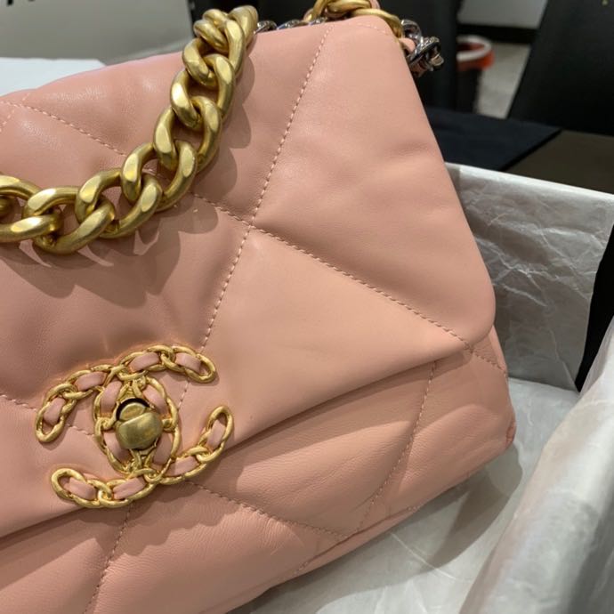 Ch**el AS1161 Handbag 26cm pink