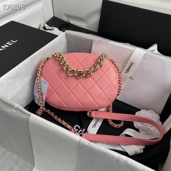 Ch**elCamera Case Lambskin Bag Pink