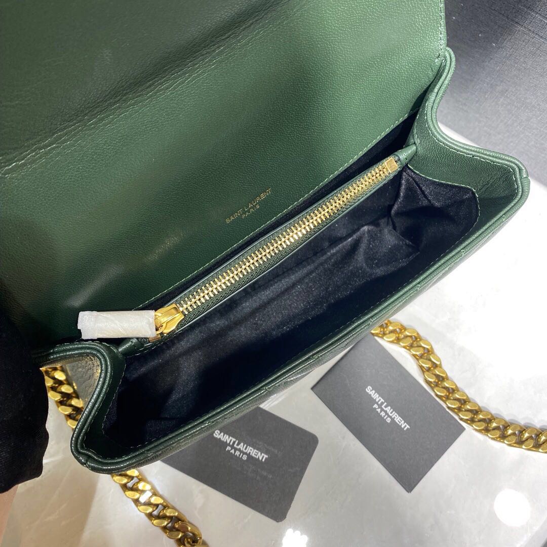 Y51 Monogram Sa1nt Lau*nt College bag 24cm