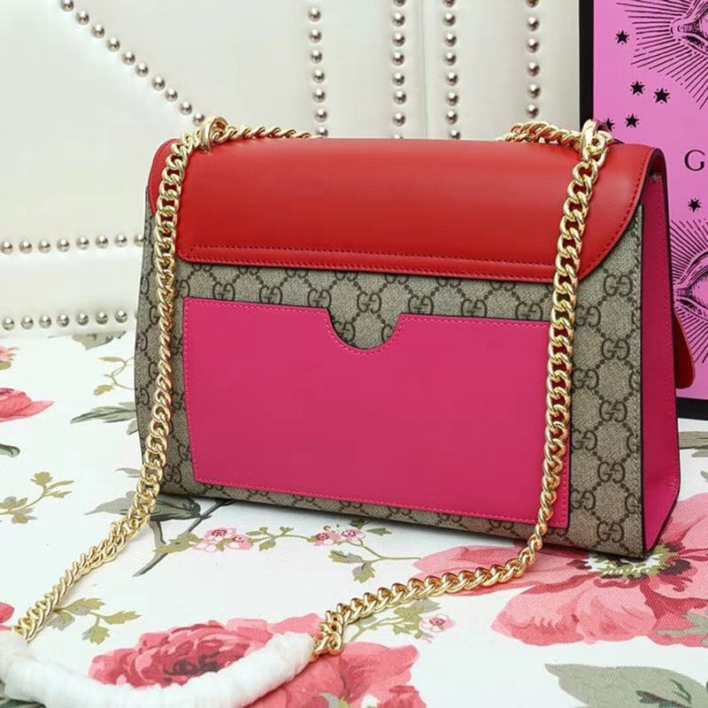 Gvc*1 Padlock medium GG shoulder bag