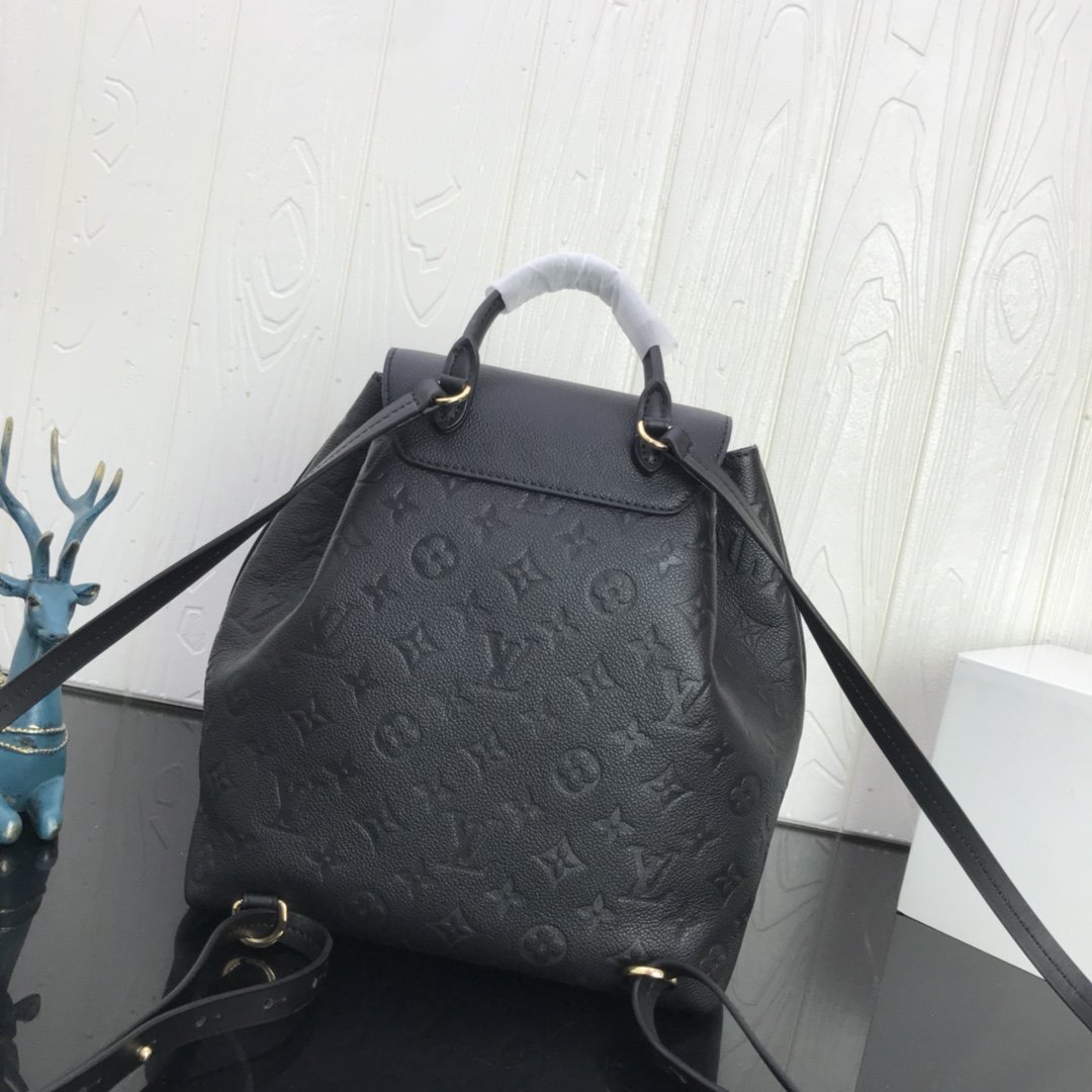 L0vis Vvtt0n Montsouris Monogram Empreinte Backpack black