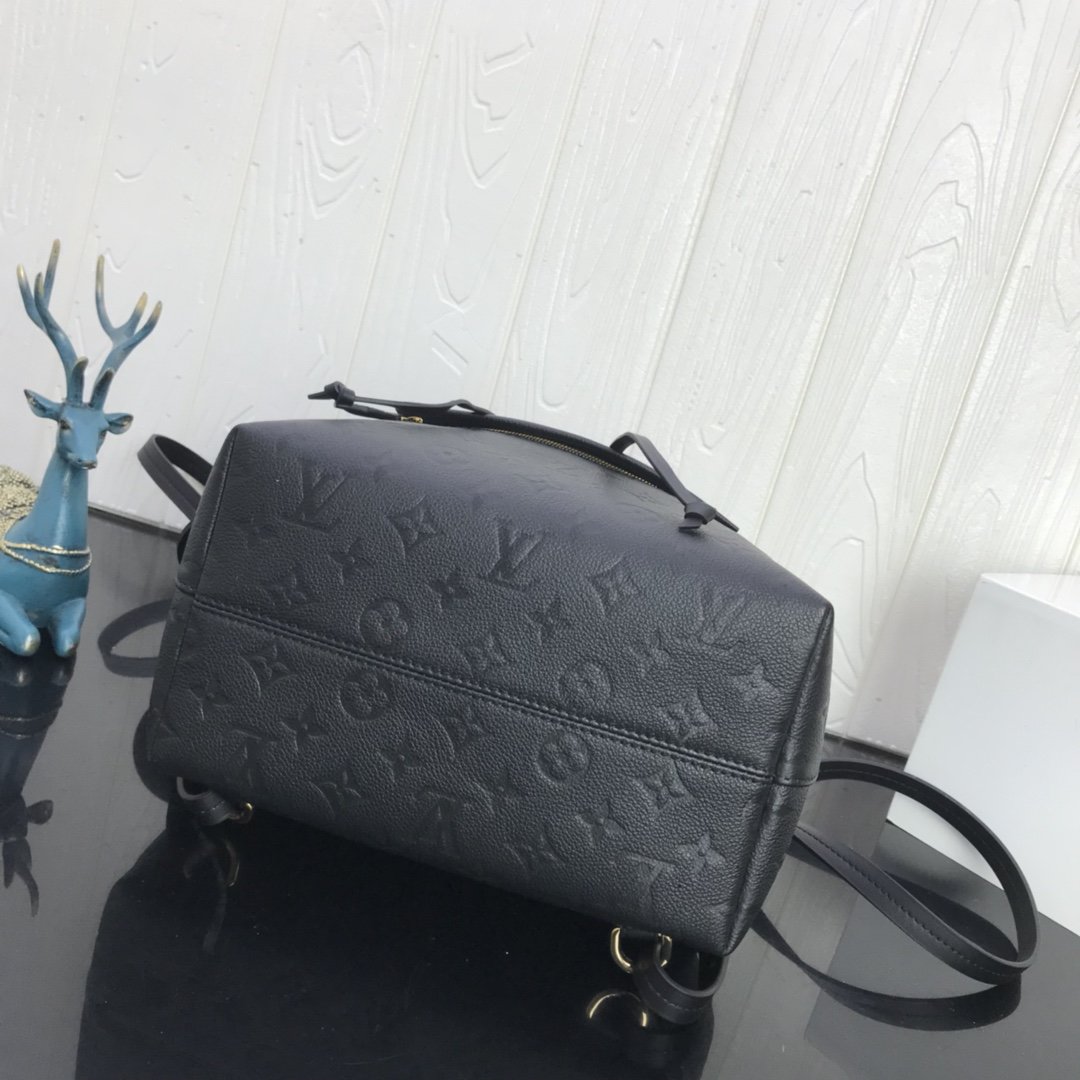 L0vis Vvtt0n Montsouris Monogram Empreinte Backpack black