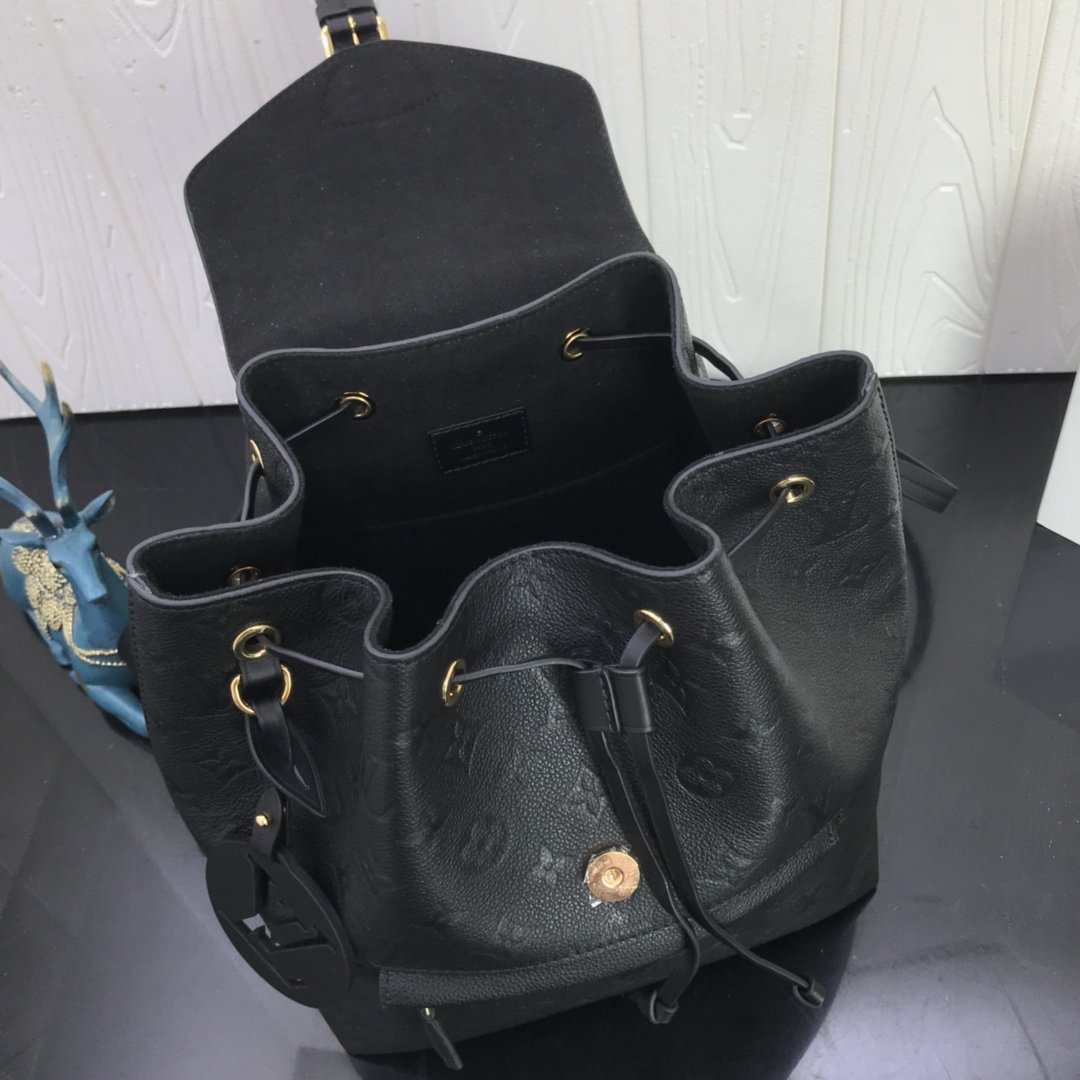 L0vis Vvtt0n Montsouris Monogram Empreinte Backpack black