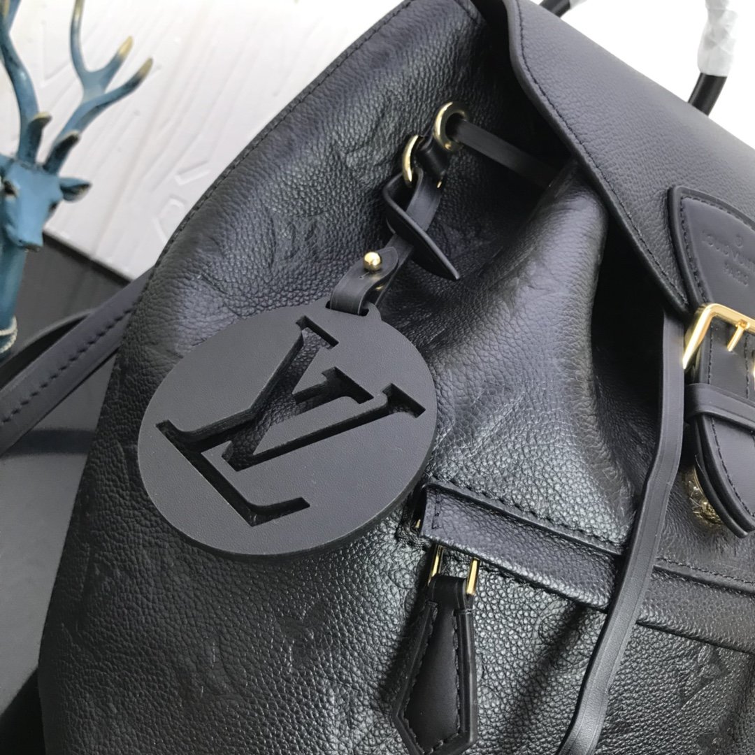 L0vis Vvtt0n Montsouris Monogram Empreinte Backpack black