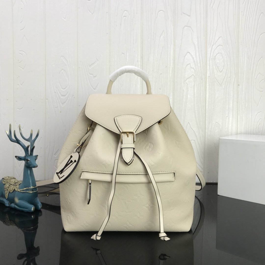 L0vis Vvtt0n Montsouris Monogram Empreinte Backpack white