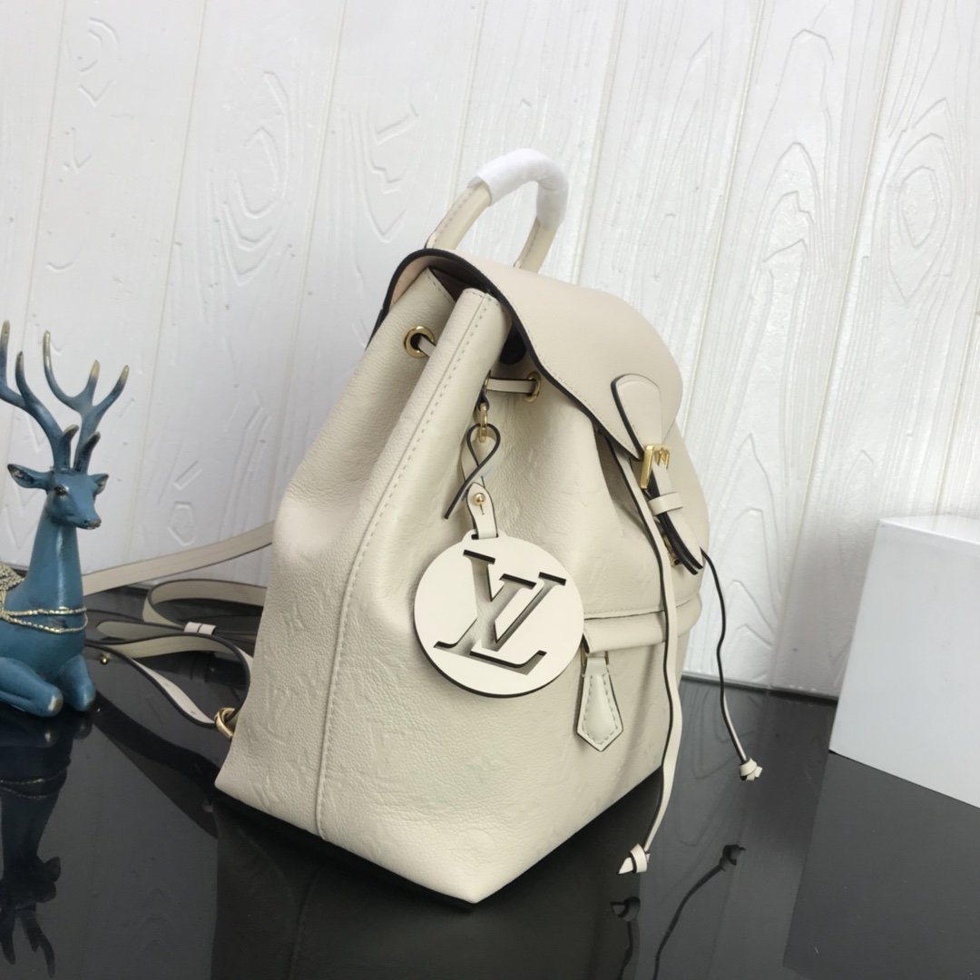 L0vis Vvtt0n Montsouris Monogram Empreinte Backpack white