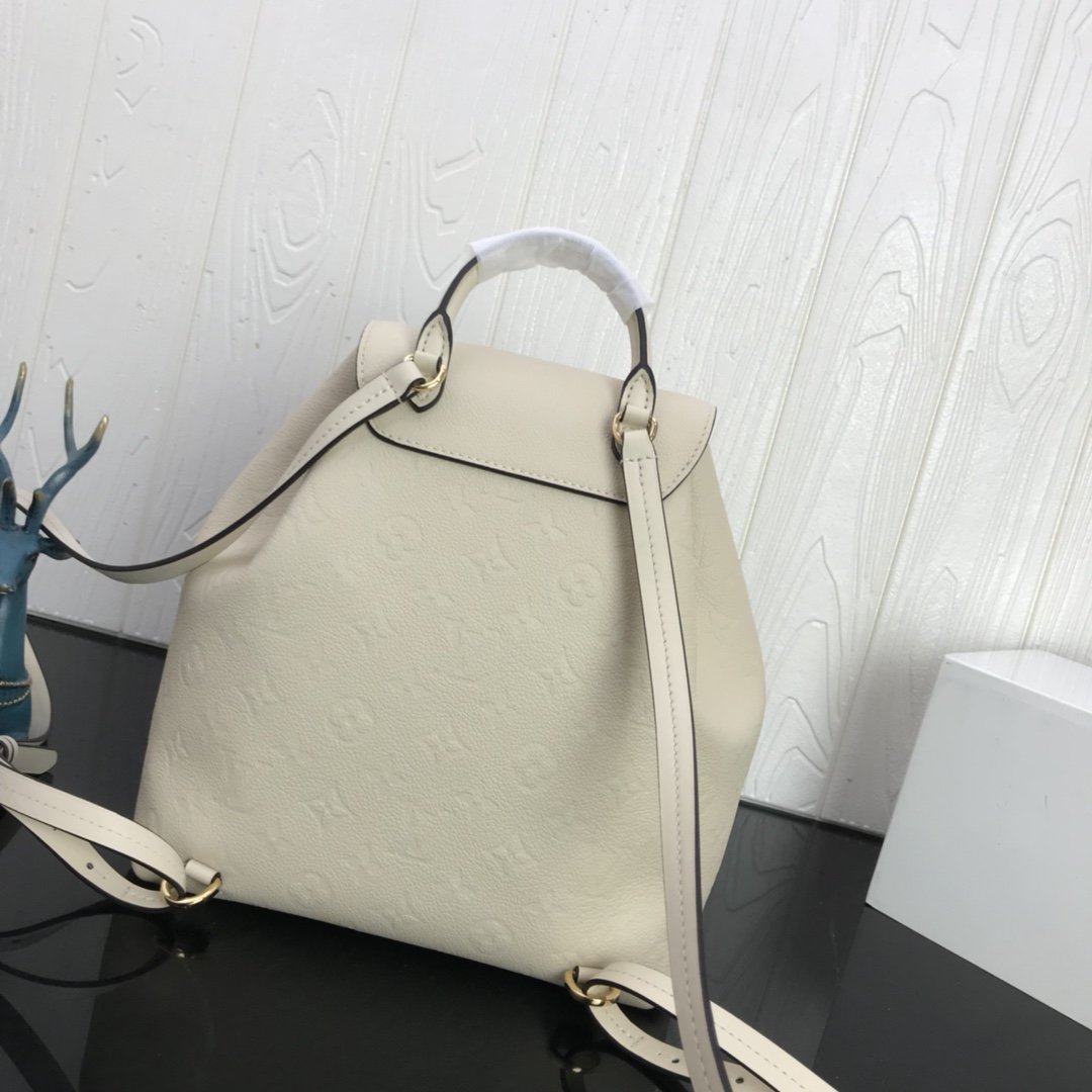 L0vis Vvtt0n Montsouris Monogram Empreinte Backpack white