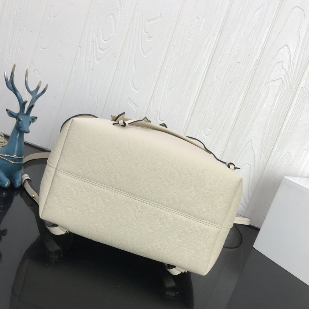 L0vis Vvtt0n Montsouris Monogram Empreinte Backpack white
