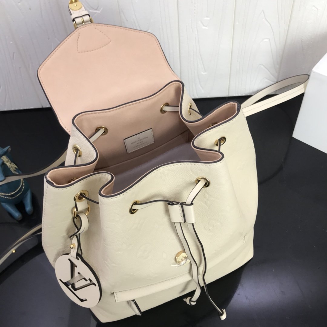 L0vis Vvtt0n Montsouris Monogram Empreinte Backpack white