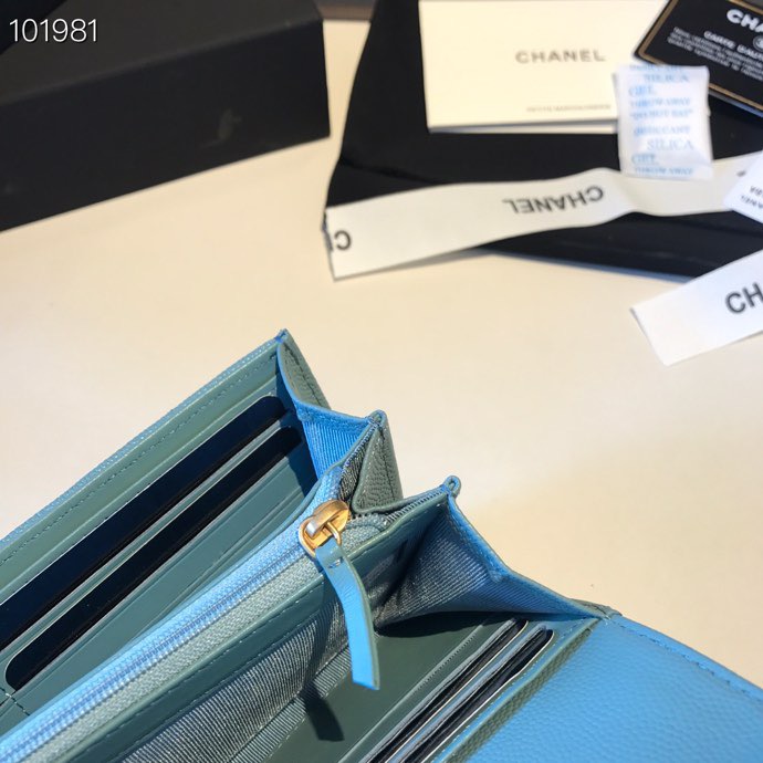 Ch**el LeBoy Wallet Caviar 19CM 003