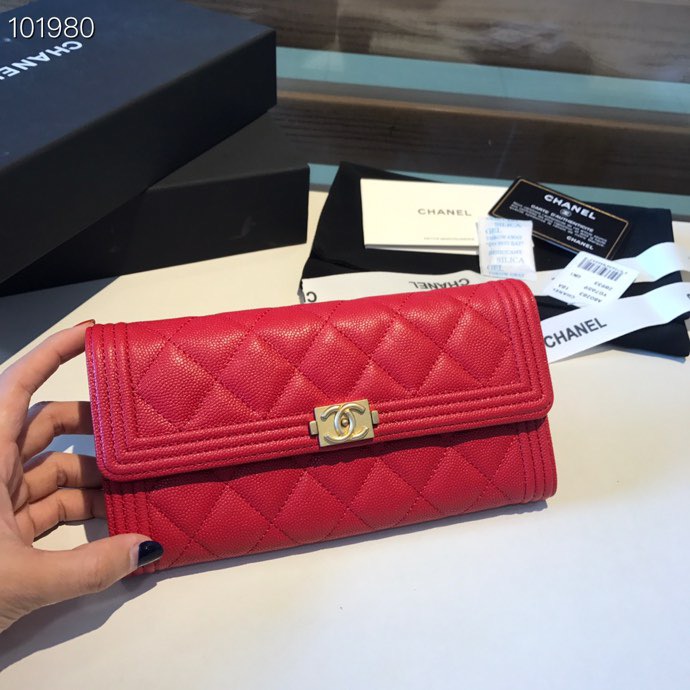 Ch**el LeBoy Wallet Caviar 19CM 004