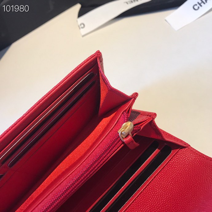 Ch**el LeBoy Wallet Caviar 19CM 004