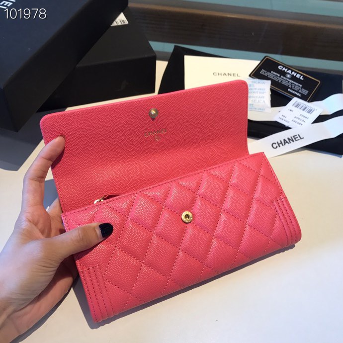 Ch**el LeBoy Wallet Caviar 19CM 006