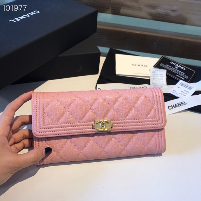Ch**el LeBoy Wallet Caviar 19CM 007