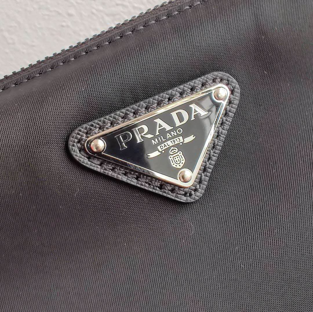 Pra*a Nylon Hobo Bag 24cm