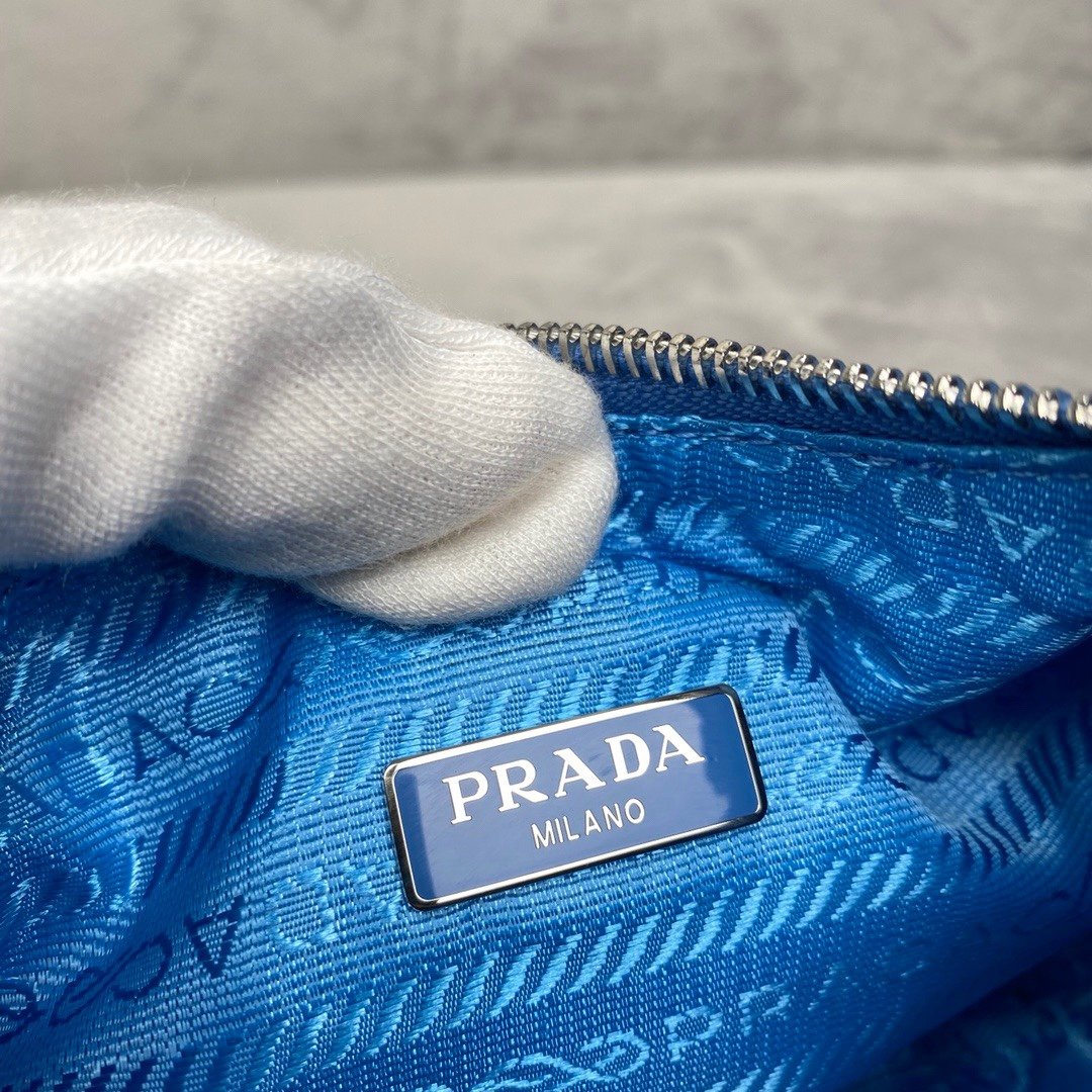 Pra*a 1BH204 Nylon Hobo Bag 22cm 007
