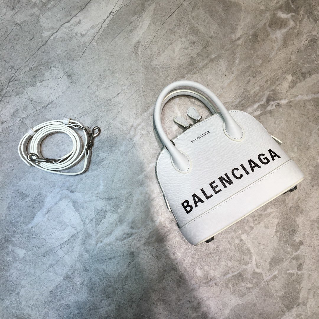 Ba1en*iaga Ville small graffiti logo bag