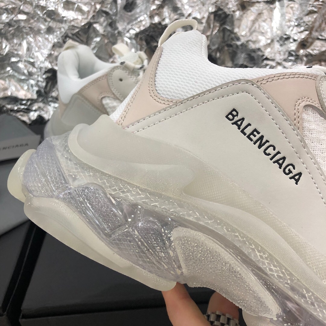 Ba1en*iaga Triple S Clear Sole Trainers sneaker
