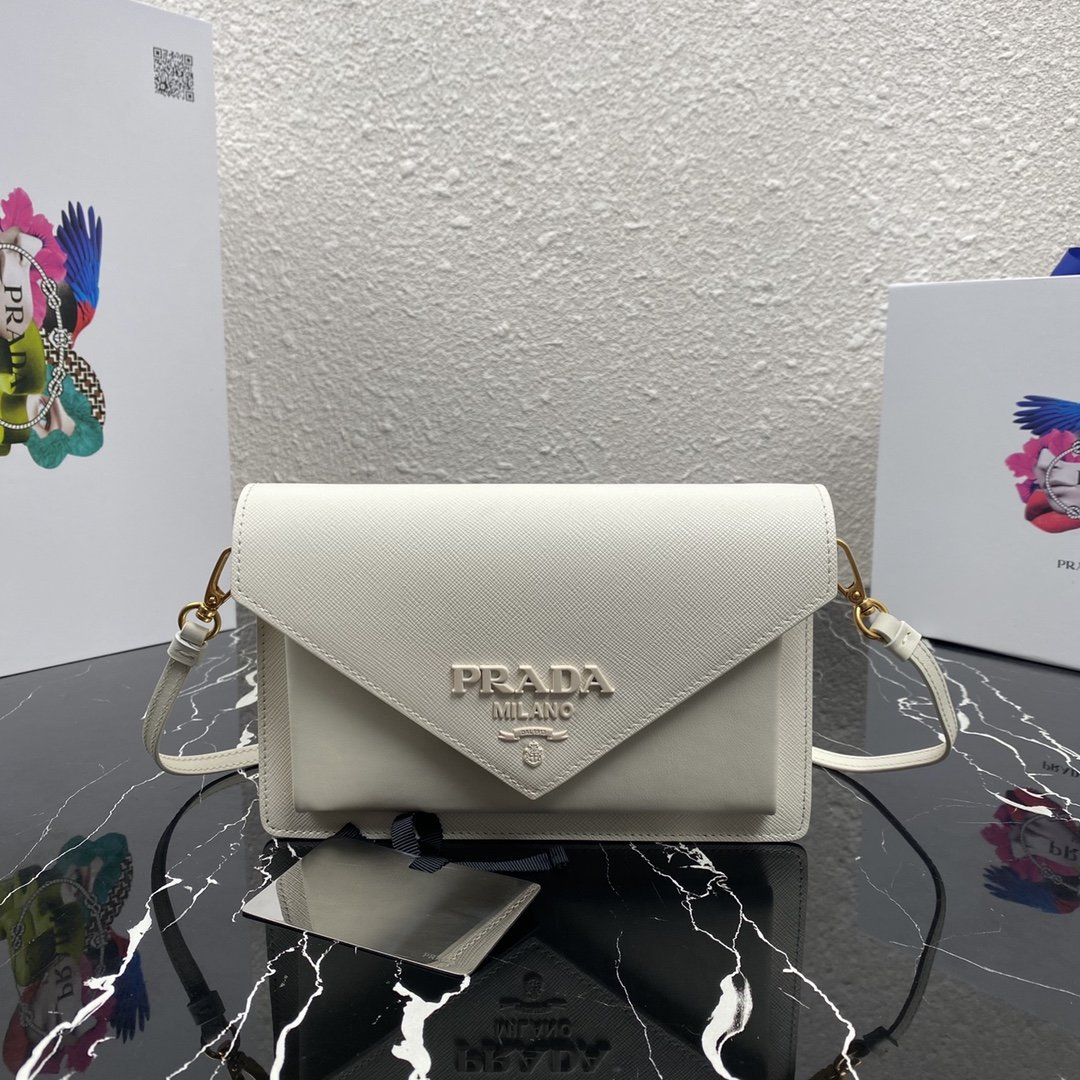 Pra*a 1BP020 Saffiano Chain Bag 003