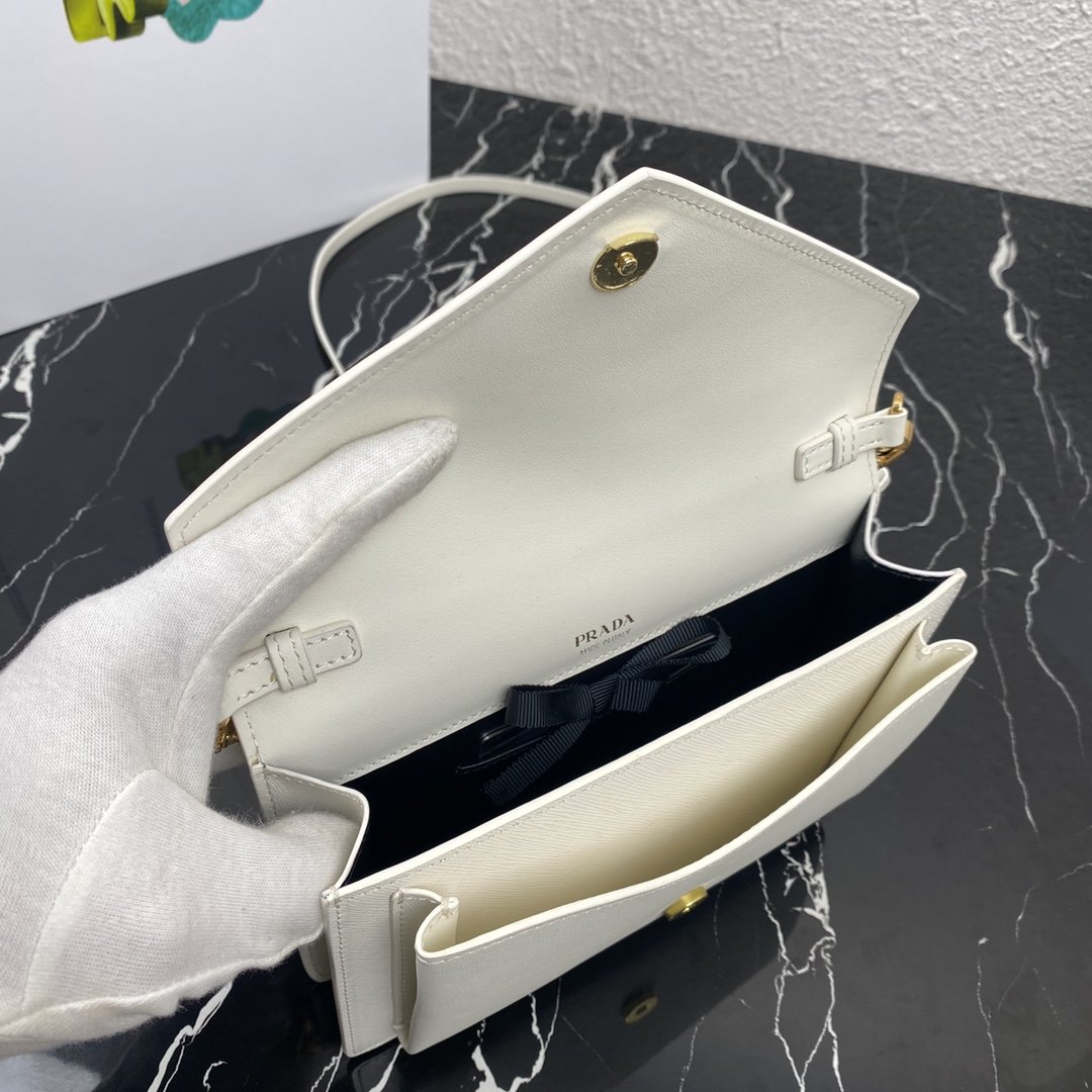 Pra*a 1BP020 Saffiano Chain Bag 003