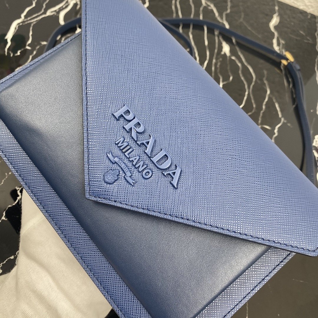 Pra*a 1BP020 Saffiano Chain Bag 005