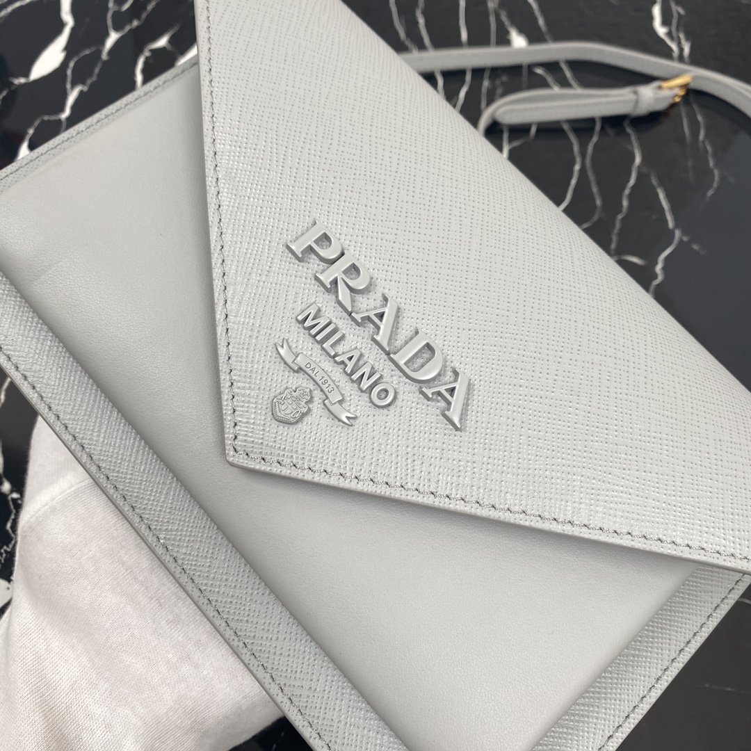 Pra*a 1BP020 Saffiano Chain Bag 006