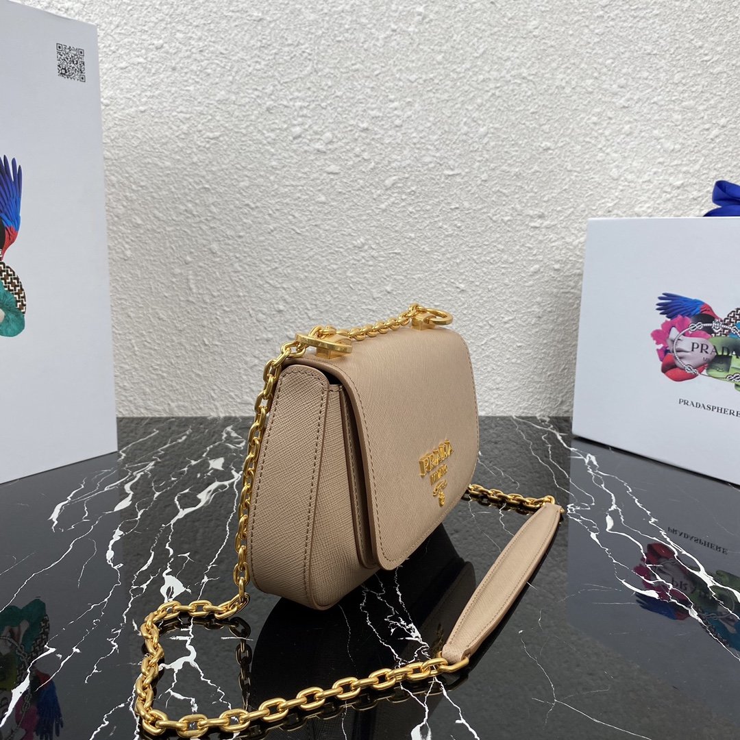 Pra*a Saffiano Chain Bag 1BD275 001