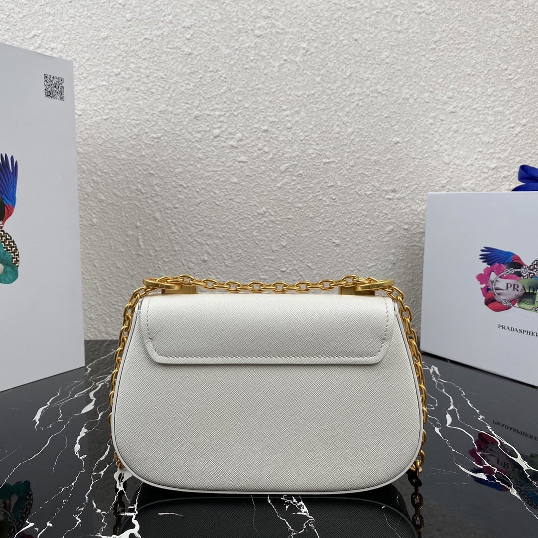 Pra*a Saffiano Chain Bag 1BD275 002