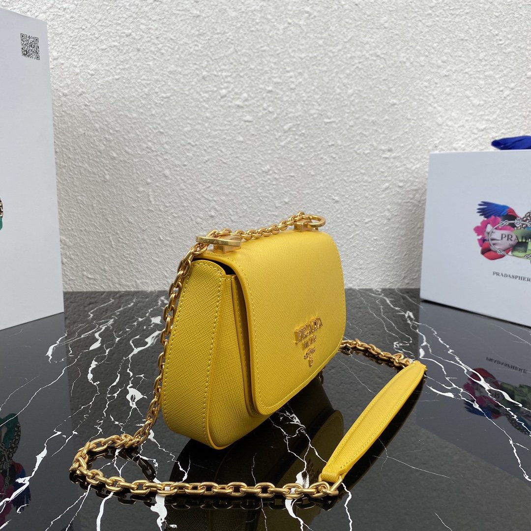 Pra*a Saffiano Chain Bag 1BD275 004