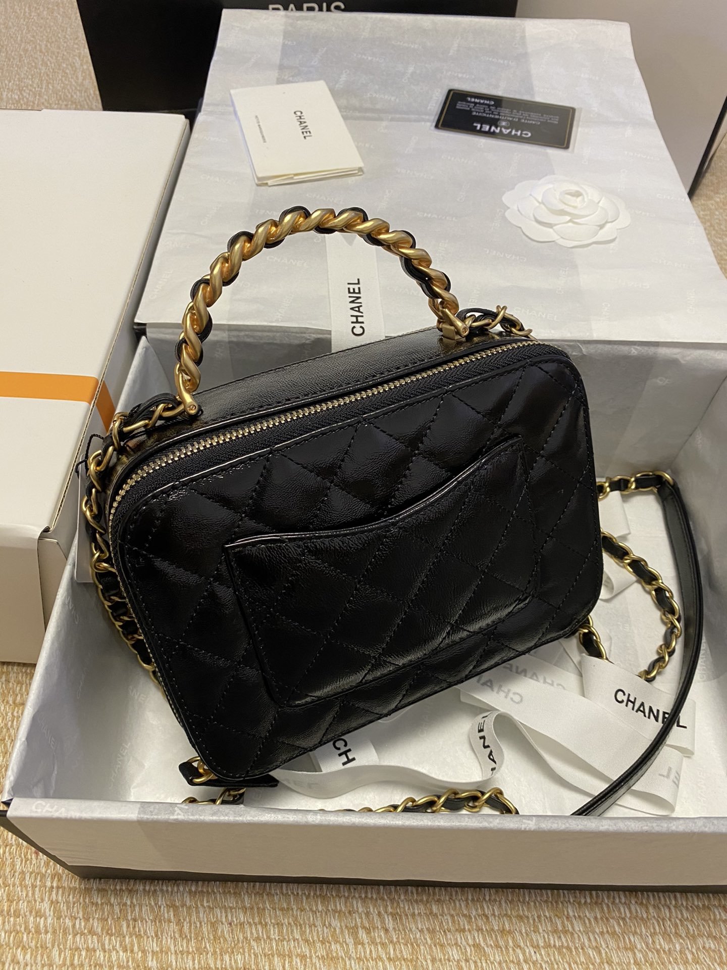Ch**el Handbag 18.5cm