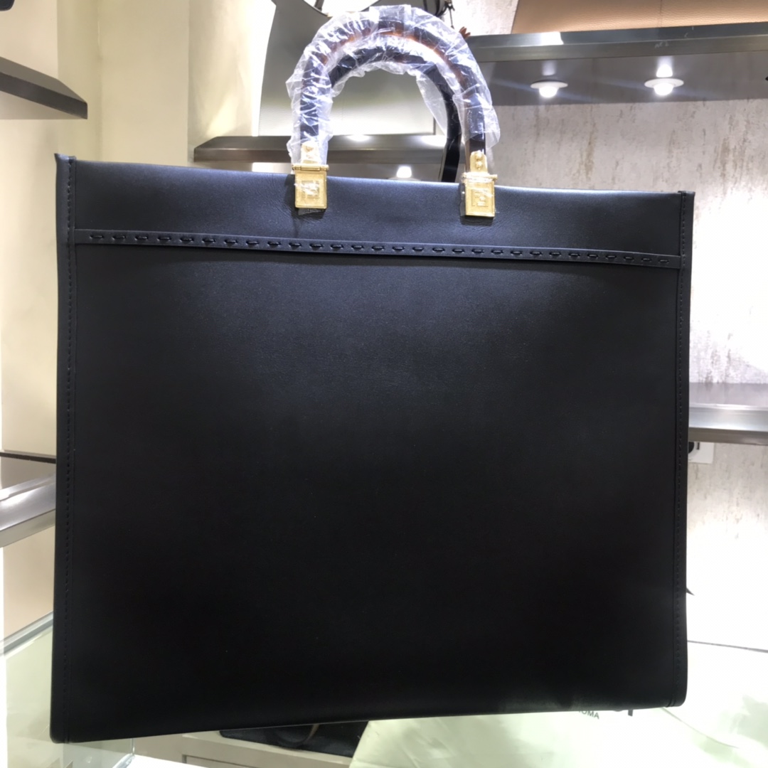 F**di Tote 40cm Black