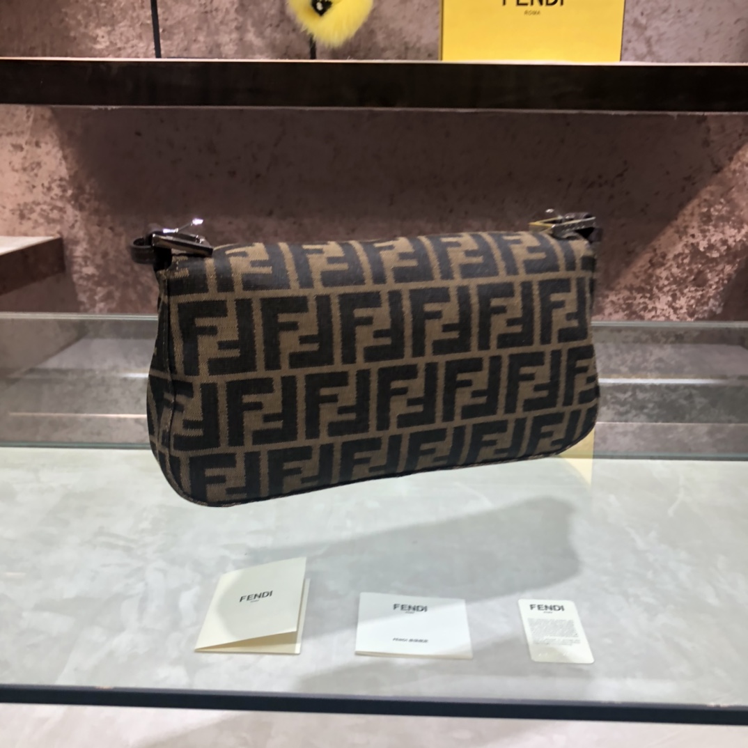 F**di Vintage Bag sliver hardware