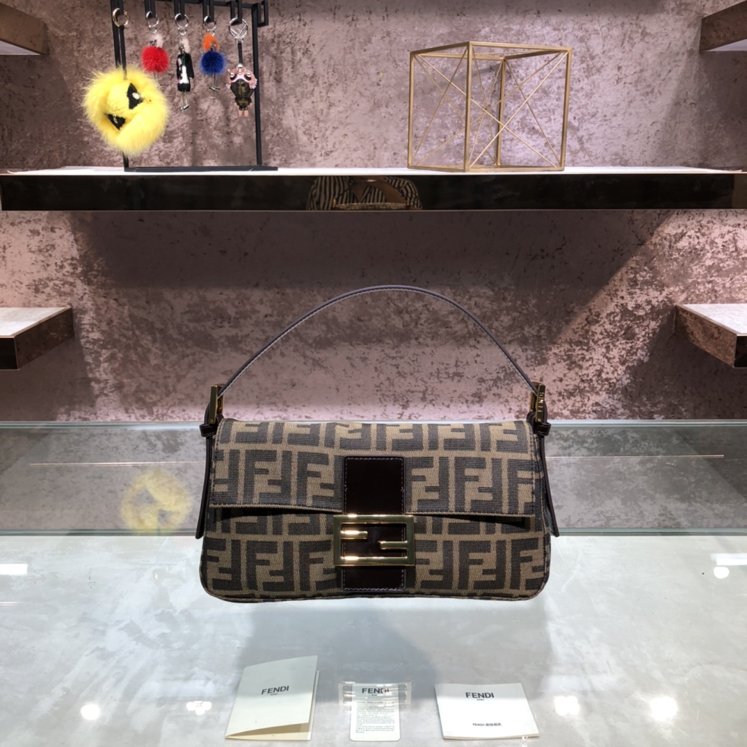 F**di Vintage Bag gold hardware