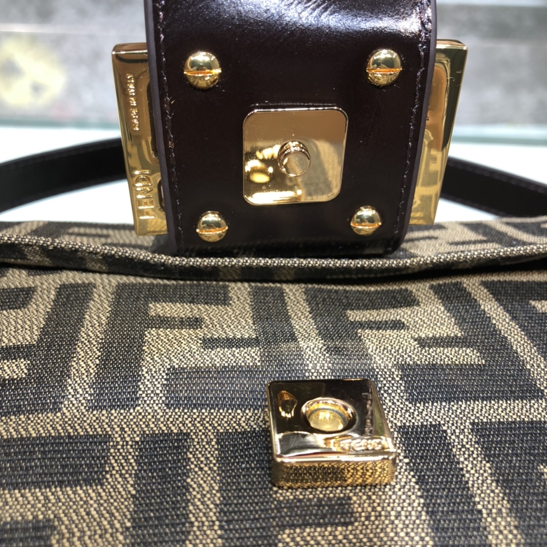 F**di Vintage Bag gold hardware